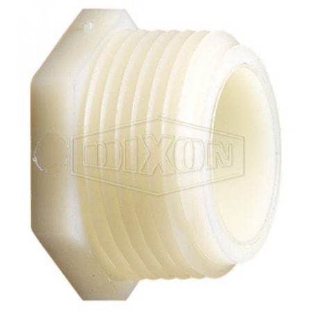 Dixon Tuff-Lite Hex Head Drain Plug, 3/8 in Nominal, MNPT End Style, Nylon, Domestic TPX3